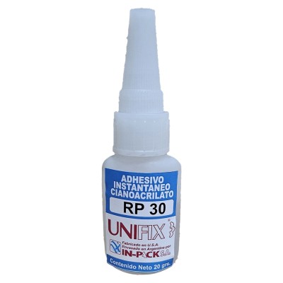 ADHESIVO INSTANTANEO CIANOACRILATO - UNIFIX RP30